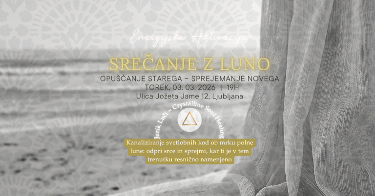 Okrasna slika na kateri je naslov Srečanje z luno